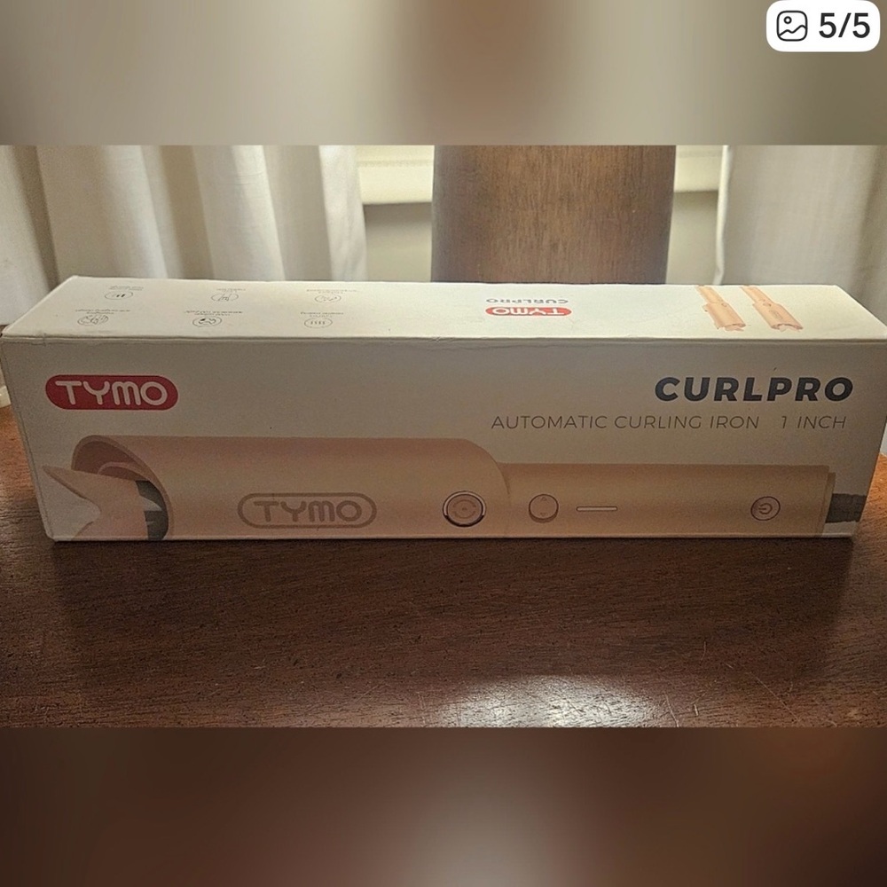 TYMO CURLPRO 1-Inch Automatic Curling Iron - Champagne